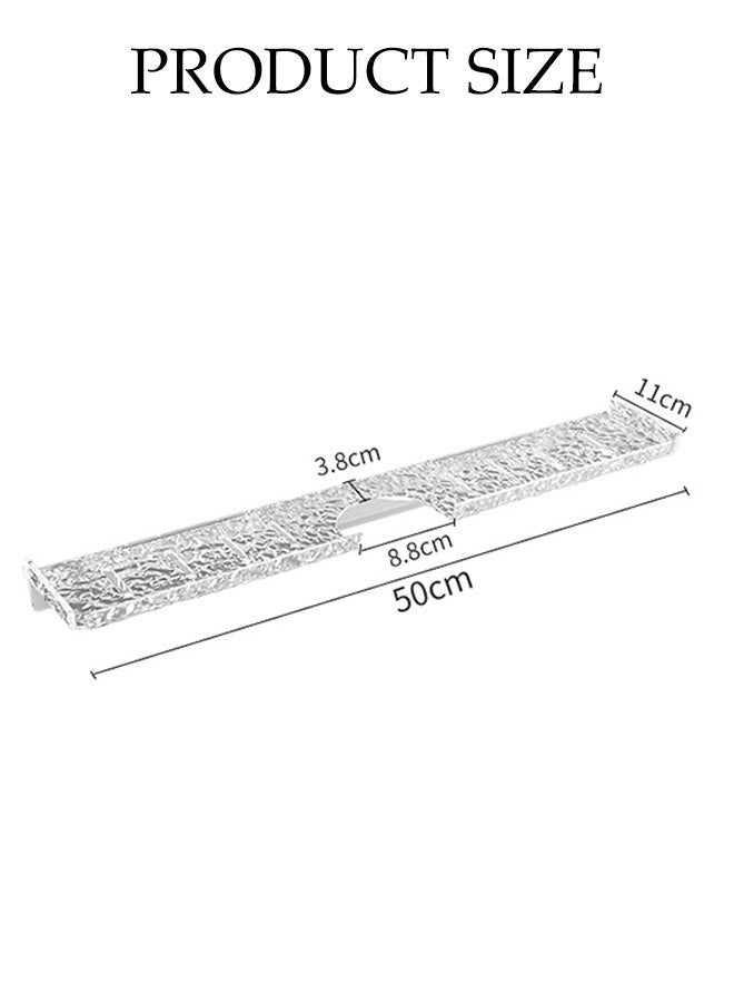 DUNISO Bathroom Acrylic Drain Shelf, Organizer Over The Faucet，Countertop Organizer  Above Sinks, Plastic Storage Rack for Washstand Sink - Image 2