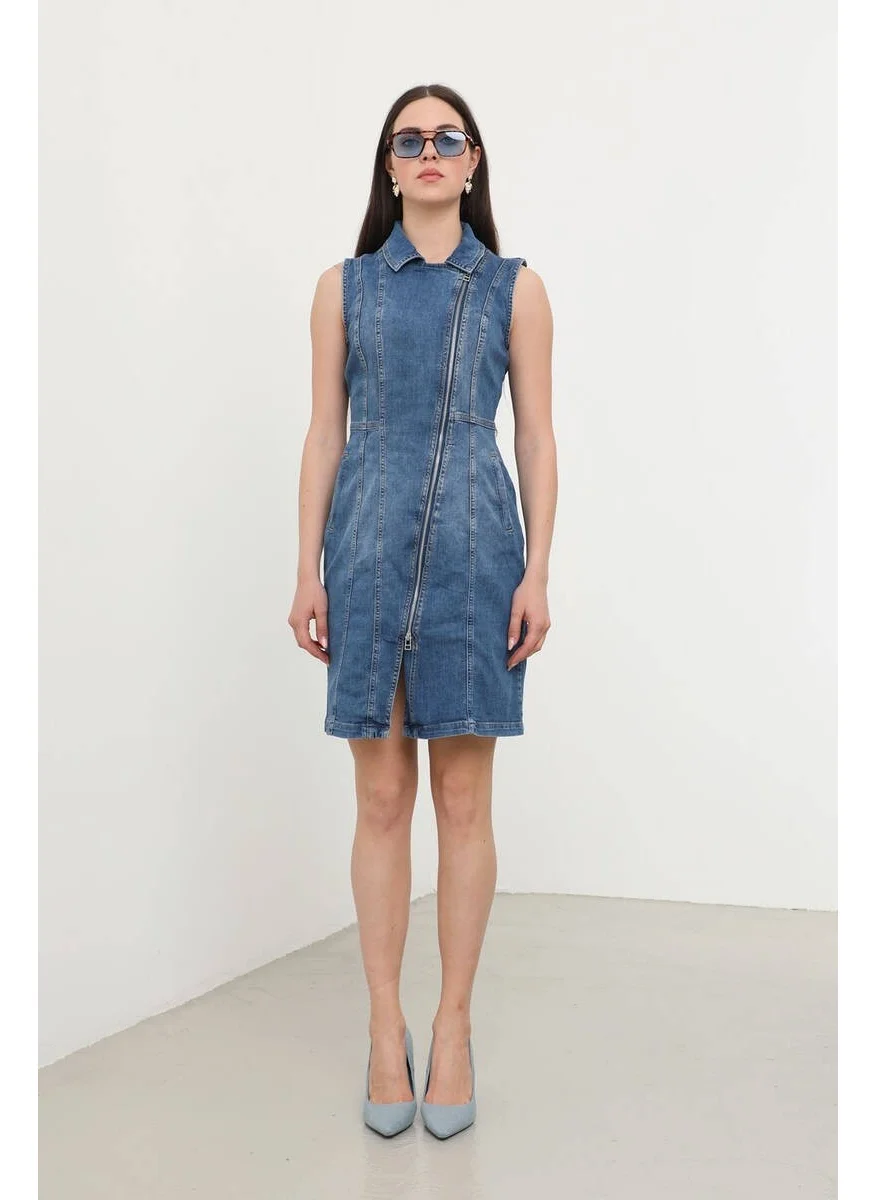 Banny Jeans Women's Zippered Jeans Dress