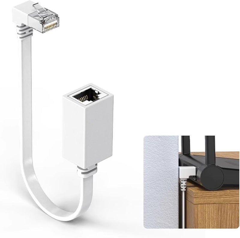 Cat7 Ethernet Extension Cable 50cm Shielded Male to Female RJ45 Connector - Image 4