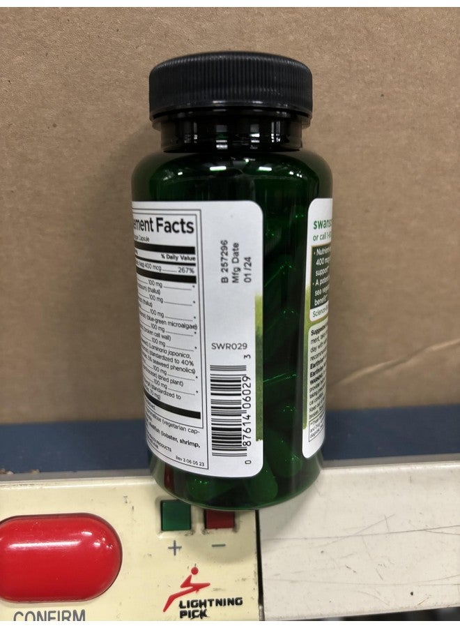 Swanson GRN Seaweed Vegetable CMPLX 60VEG CP - Image 5