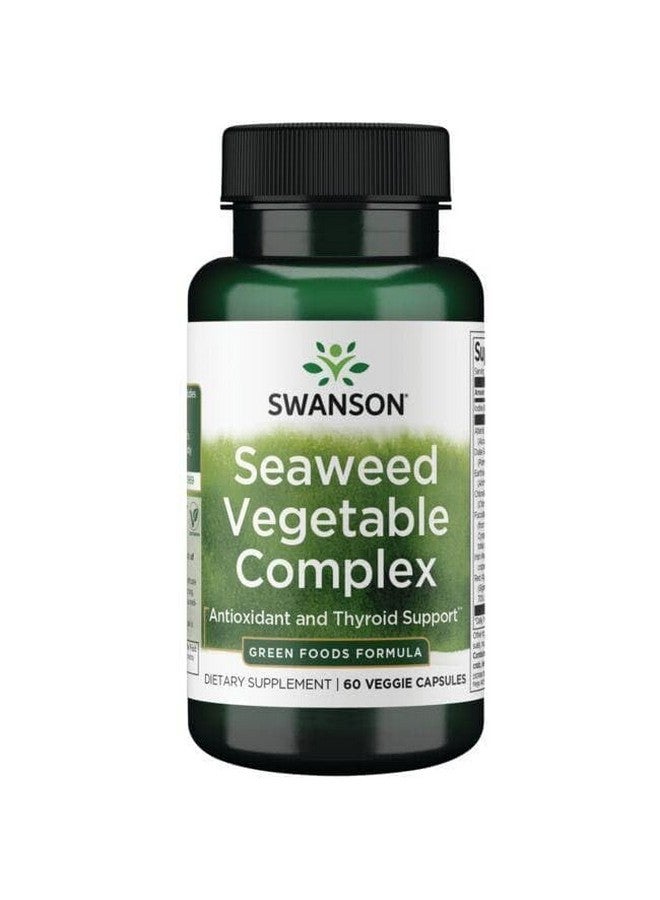 Swanson GRN Seaweed Vegetable CMPLX 60VEG CP - Image 4