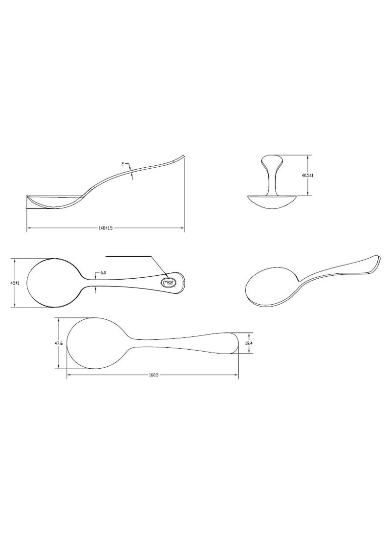 Rattleware 5.83" Stainless Steel Cupping Spoons – Premium Quality for Espresso spoons, Juice, and Drink Stirring – Ideal for Coffee spoon Distribution at Home or in Commercial Kitchens - Image 2