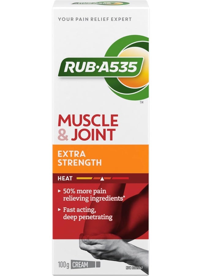RUB A535 Extra Strength Heat Cream 100gm - Image 1