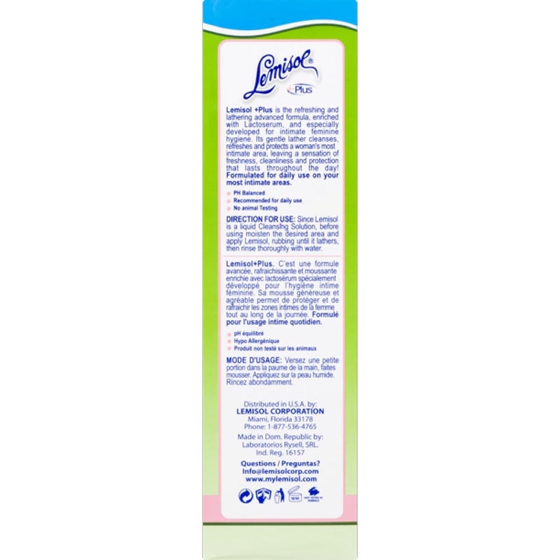 Lemisol Plus Feminine Wash 16 oz Pack of 4 - Image 3