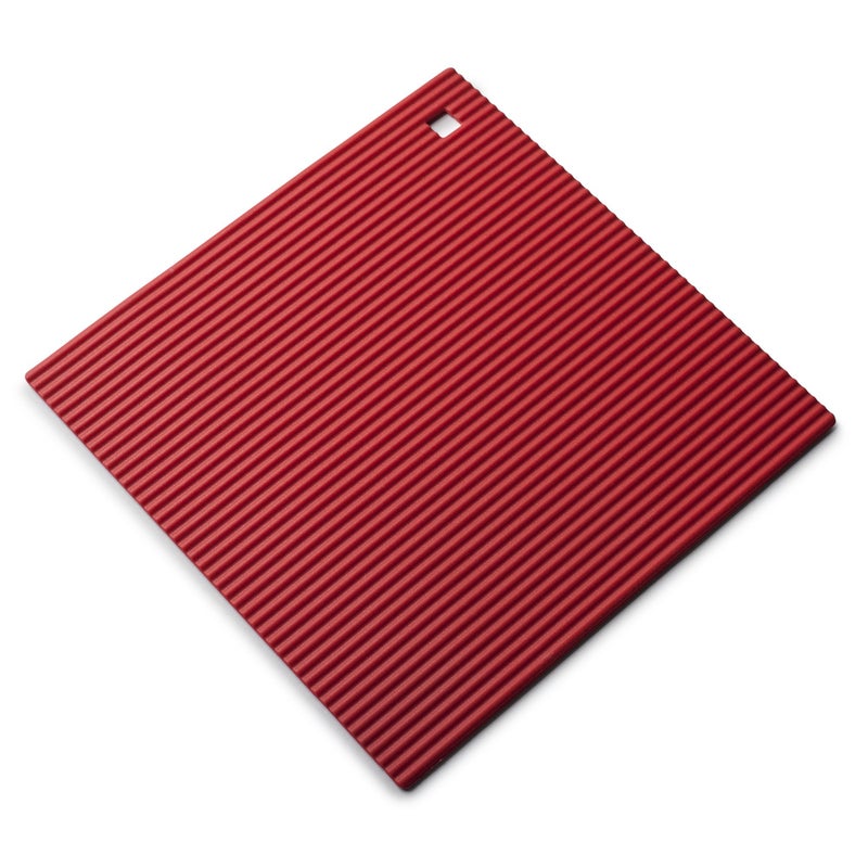 zeal Zeal Silicone Heat Resistant Non-Slip Trivet, Size 5-22 Centimeters, Red - Image 1
