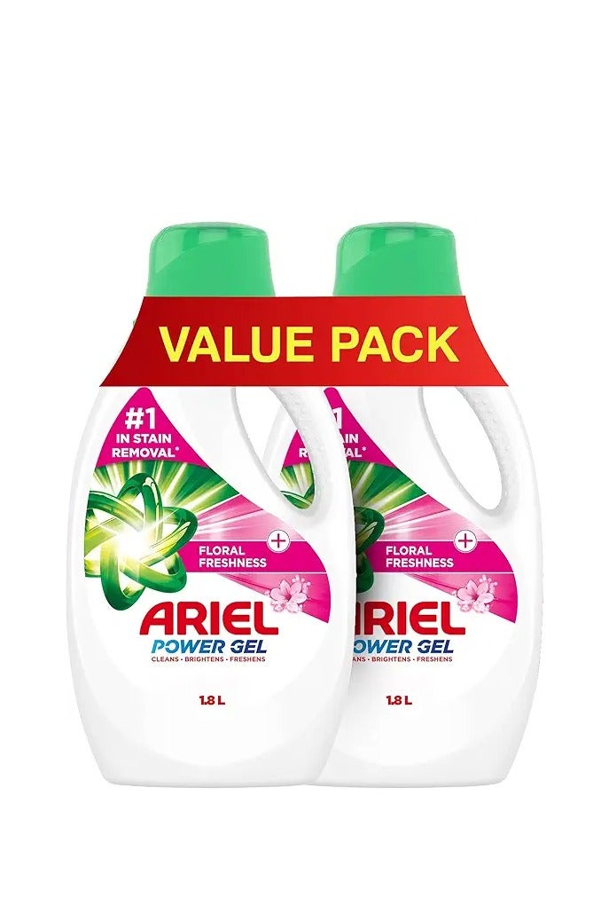 Ariel Ariel Liquid Detergent Floral Freshness 1.8L (Pack of 2) 