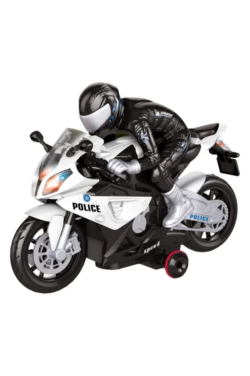 DEXO RC Police Motorcycle with Rider â€“ High-Speed Remote-Control Bike - Image 2