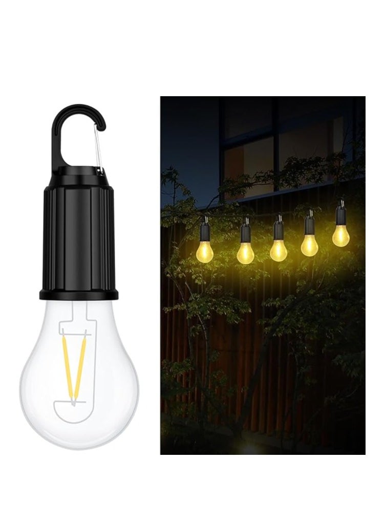 Generic Camping Lamp, LED Portable Tent Lamp, 3 Brightness Levels, Dimmable, Rechargeable Searchlight with Hook, Waterproof Emergency Light for Power Outage, Hiking, Emergency etc. [Pack of 1]  - Image 1