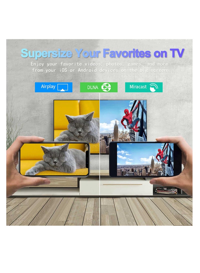 TV Box for Android X88 PRO, 12.0 4GB RAM 32GB ROM T95Z Plus H618 2.4GHz/5.8GHz, with 6K Wi-Fi 6 TV Box, 3D HDR10+ Bluetooth 5.0 Android TV Box, Smart TV Box with Mini Wireless Backlit Keyboard - Image 3