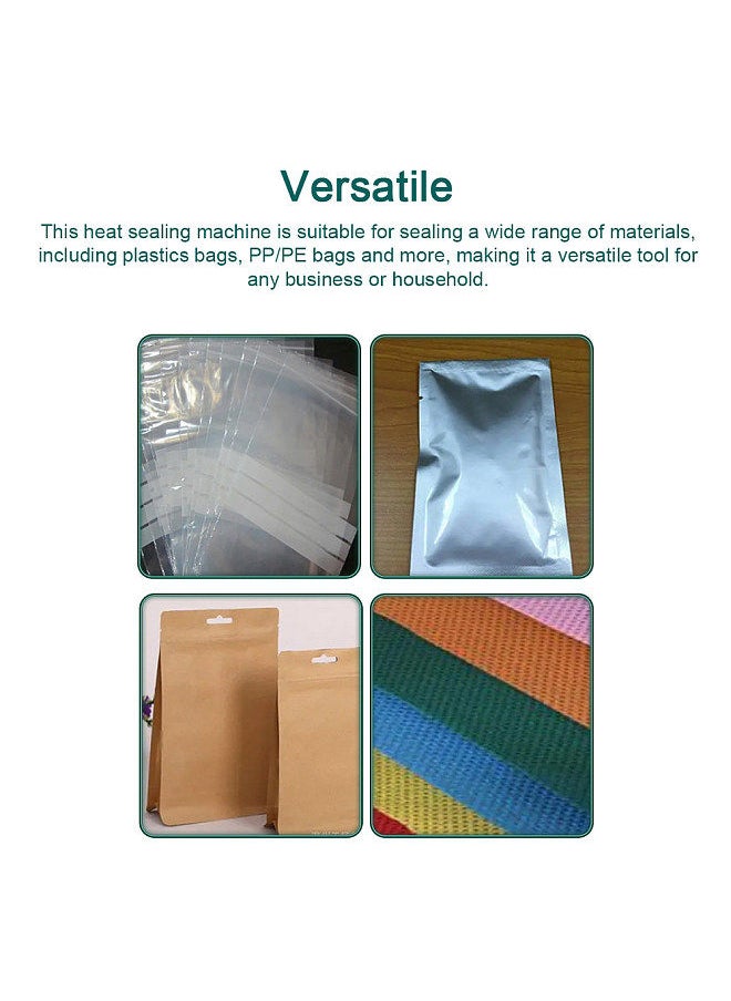 Generic - Hand Sealer Machine PP/PE Bag Sealer 8 Temperature Modes Quick Heating Plastics Bag Sealer Heat Sealing Machine Food Packing Machine - Image 1