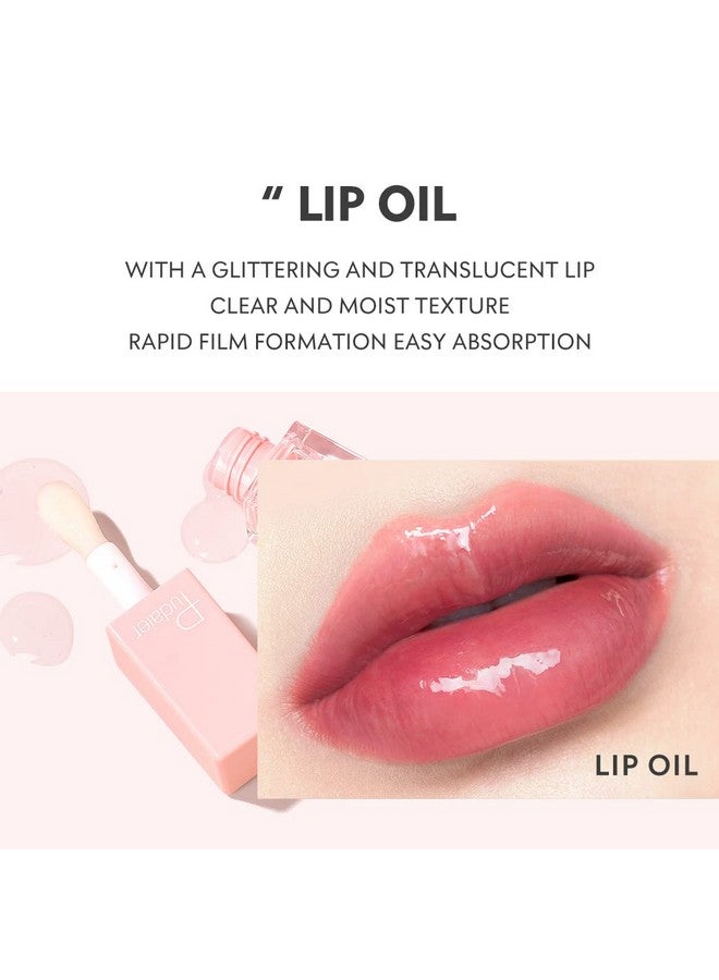 ZUK Lip Care Kit Hydrating Lip Glow Oil Moisturizing Lip Mask Exfoliating Lip Scrub 3 Pcs Lip Care Plumping Makeup Set For Shiny And Nourishing Lips Dry Lips Treatment - Image 2