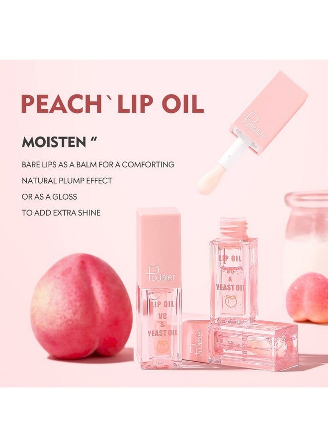 ZUK Lip Care Kit Hydrating Lip Glow Oil Moisturizing Lip Mask Exfoliating Lip Scrub 3 Pcs Lip Care Plumping Makeup Set For Shiny And Nourishing Lips Dry Lips Treatment - Image 3