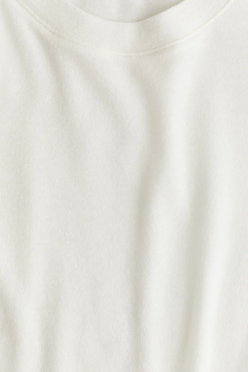 H&M Long-Sleeved Cashmere-Blend Top
