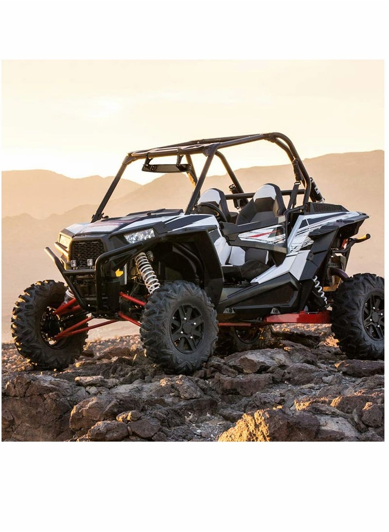 Generic - RZR RearView Mirror, 15" Ultra Clear SXS UTV Mirror with 1.75" Clamps and Convex Design Compatible with for Polaris RZR Turbo PRO XP, for Pioneer 1000, Arctic Cat Wildcat - Image 1
