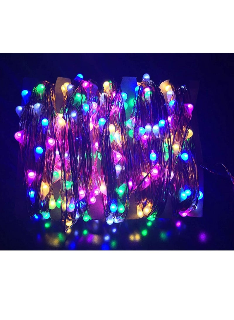 PAMEER 12mtr Multicolor Remote Control Fairy String Lights 120 LEDs Battery Operated LED Strips Light for Christmas EID Ramadan Diwali Wedding Birthday Party Home Decoration Waterproof with 8 Modes Changing - Image 5