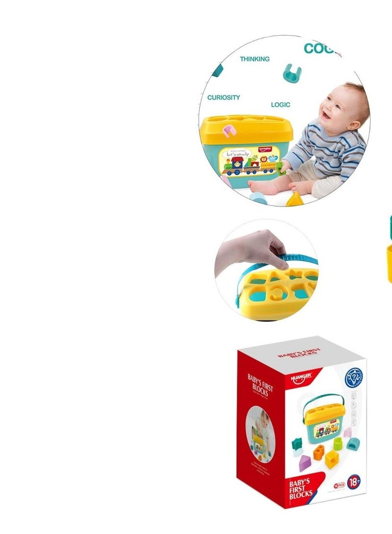 16-Piece Baby First Blocks Set  - Image 2