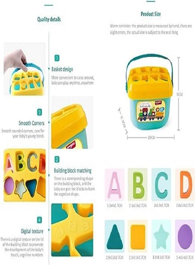 16-Piece Baby First Blocks Set  - Image 5