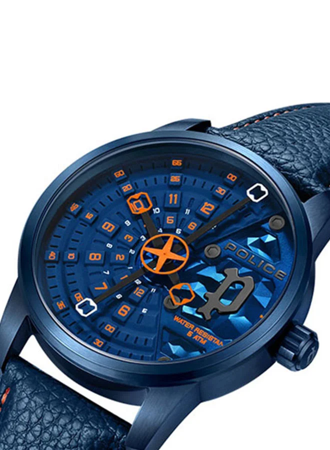 POLICE Avondale Gents Analog Watch With Blue Dial & Blue Strap -PEWJA0022102