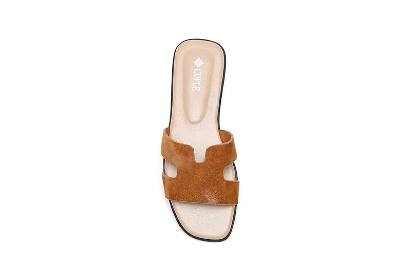 Cuple Ladies Slip-on Sandals