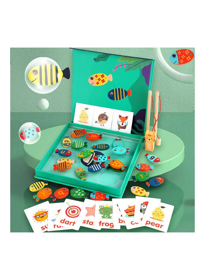 NIBEMINENT Multifunctional Children Fishing Spelling Word Game Toy 21.5 X 21 2.8cm - Image 2