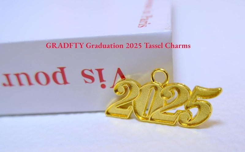 Golden graduation cap tassel for the Class of 2025 10PCS - Image 4