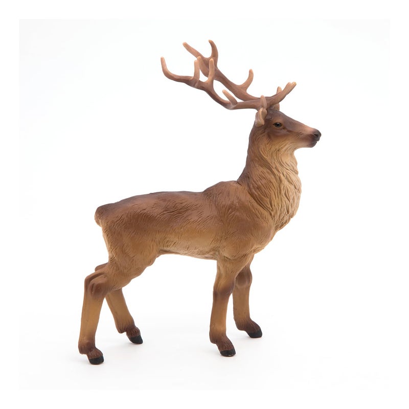 Papo -Hand-Painted - Figurine -Wild Animal Kingdom - Stag -53008 -Collectible - for Children - Suitable for Boys and Girls- from 3 Years Old - Image 2