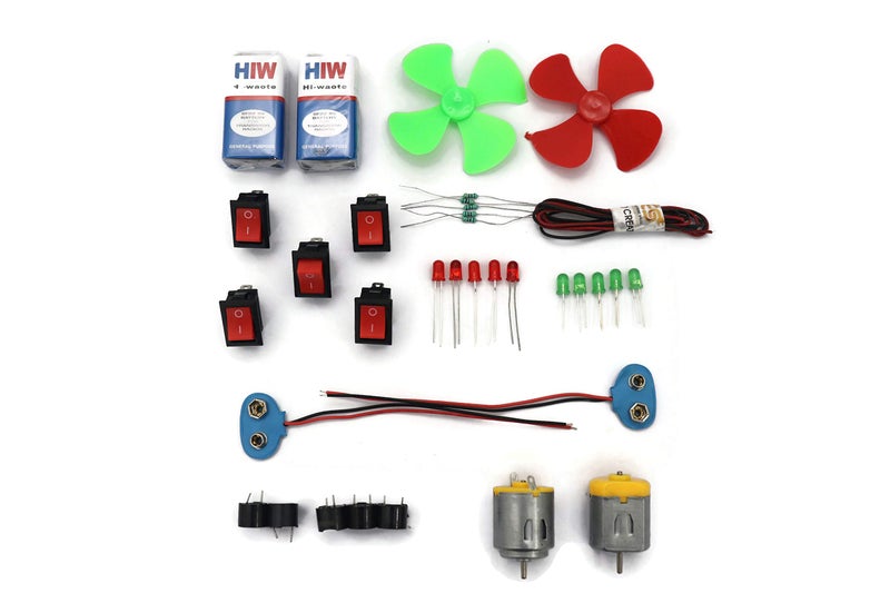 Electronicspices Electronic Spices - Basic Engineer kit for small Engineer Include 10 Type of different product DIY -Electroncs Science Activity Kit - Image 1