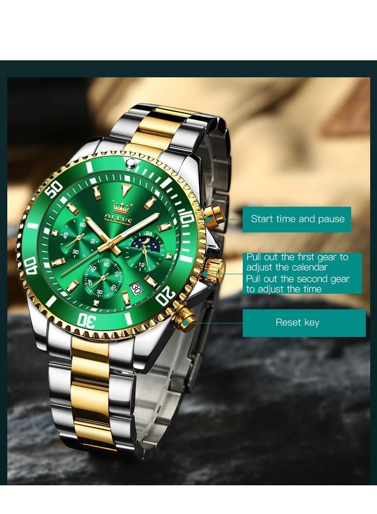 أوليفز ساعات على شكل ساعة كوارتز مقاومة للماء 2870 - Image 3