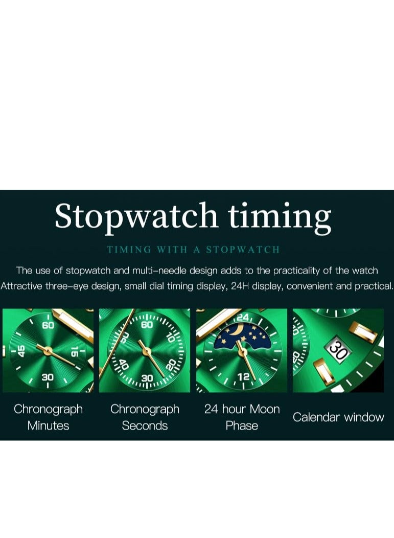 أوليفز ساعات على شكل ساعة كوارتز مقاومة للماء 2870 - Image 4