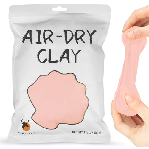 Cutedeer Skin Air Dry Clay 11lb Foam Modeling Clay Soft Squishy Molding for Kids Adults Arts Crafts Project Slime Supplies11lb 1 Pack Skin - Image 1