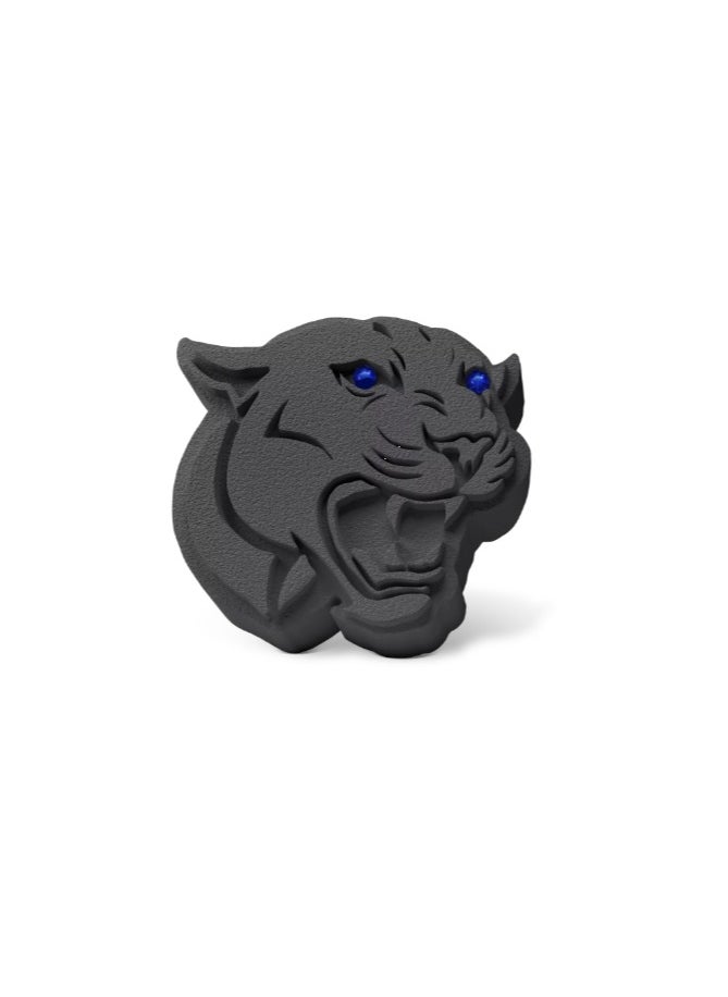 MEDORI - Ceramic Car Air Freshener For Vent 2D Panther Head Bubble Gum a Fragrance With luxurious enchanting Aroma and Fragrance is made in France - Image 1