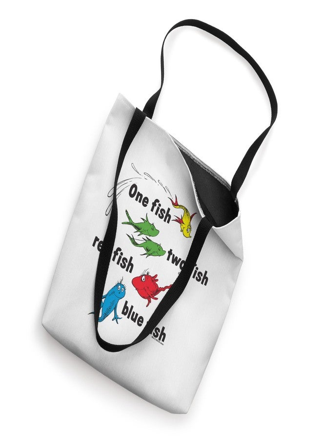 Dr. Seuss One Fish Two Fish Red Fish Blue Fish Tote Bag - Image 2