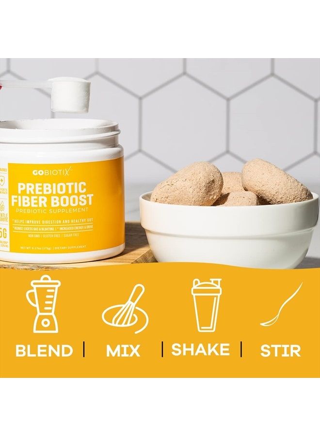 GoBiotix Prebiotic Fiber Supplement - Supports Gut Health and Digestive Regularity - Soluble Powder Fiber Supplement for Women + Men - Gummies Alternative - Gluten Free, Sugar Free, Keto, Vegan (1 Pack) - Image 5