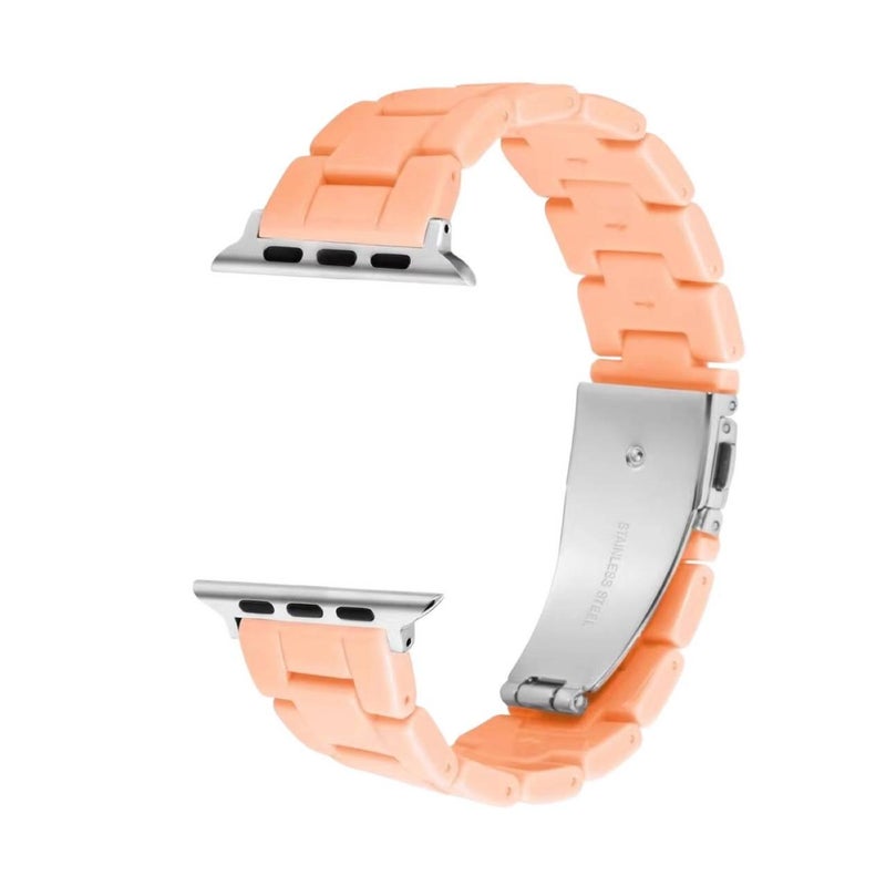 QX سوار ساعة ذكية متوافق مع Apple Watch بملاءمة قابلة للتعديل وحزام بديل للاستخدام اليومي باللون أسود قابل للتعديل باللون الأسود - Image 3
