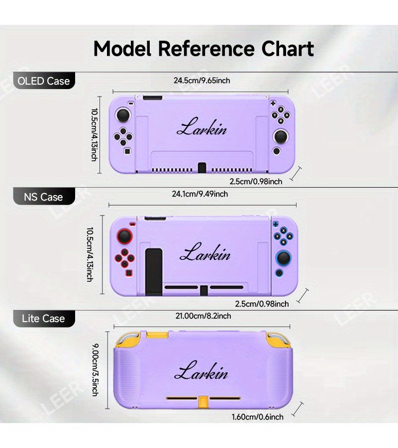 A Custom TPU Protective Case For Switch Oled With Name And Text Options Dustproof Scratch Resistant Shockproof Easy To Carry Gaming Console Accessory Perfect Gift For Gaming Enthusias Pink - Image 2