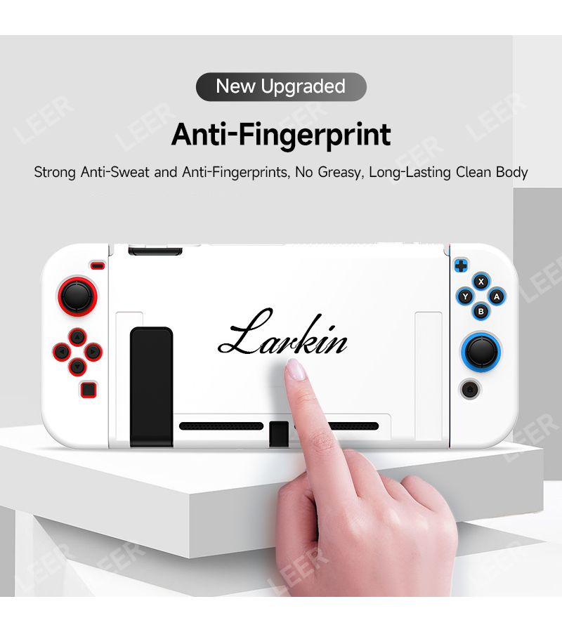 A Custom TPU Protective Case For Switch Oled With Name And Text Options Dustproof Scratch Resistant Shockproof Easy To Carry Gaming Console Accessory Perfect Gift For Gaming Enthusias Pink - Image 4