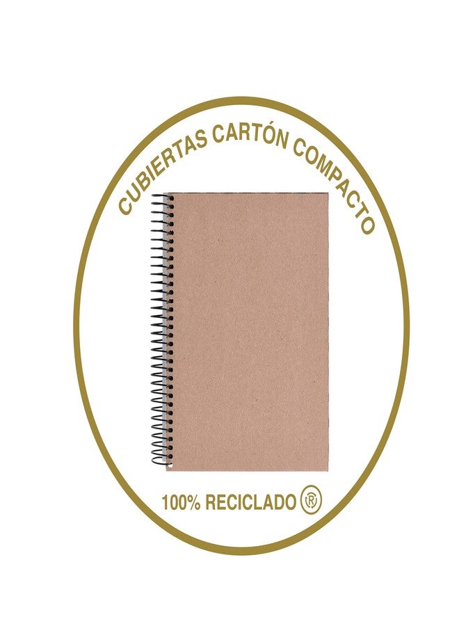 Miquelrius 2937 – Notebook 4 Recycled Cardboard ecoazteca M (DIN A5, 148 x 210 mm, 120 Sheets, 80 g/m², Hatching) - Image 3