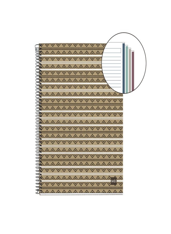 Miquelrius 2937 – Notebook 4 Recycled Cardboard ecoazteca M (DIN A5, 148 x 210 mm, 120 Sheets, 80 g/m², Hatching) - Image 2
