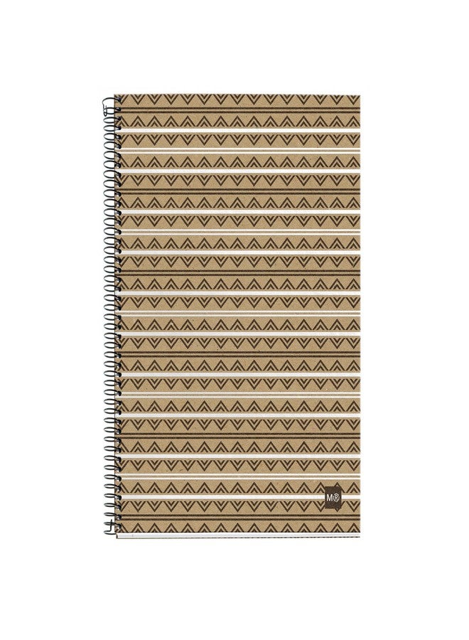 Miquelrius 2937 – Notebook 4 Recycled Cardboard ecoazteca M (DIN A5, 148 x 210 mm, 120 Sheets, 80 g/m², Hatching) - Image 1