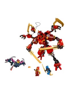 LEGO 71812 NINJAGO Kai’s Ninja Climber Mech Adventure Toy Set for Kids with Buildable Figure and 4 Minifigures, Birthday Gift for Boys and Girls Aged 9 Years Old and over Who Love Independent Play  - Image 4