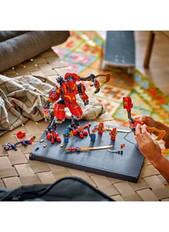 LEGO 71812 NINJAGO Kai’s Ninja Climber Mech Adventure Toy Set for Kids with Buildable Figure and 4 Minifigures, Birthday Gift for Boys and Girls Aged 9 Years Old and over Who Love Independent Play  - Image 5