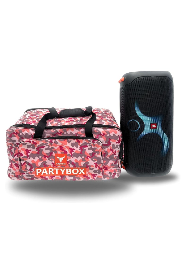 أنجري بول حقيبة تخزين آمنة لسماعات الصوت مع حزام عملي وحقيبة سفر متوافقة مع (JBL PARTYBOX 110 BAG ARMY-J) - Image 1