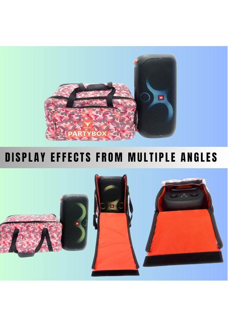 أنجري بول حقيبة تخزين آمنة لسماعات الصوت مع حزام عملي وحقيبة سفر متوافقة مع (JBL PARTYBOX 110 BAG ARMY-J) - Image 5