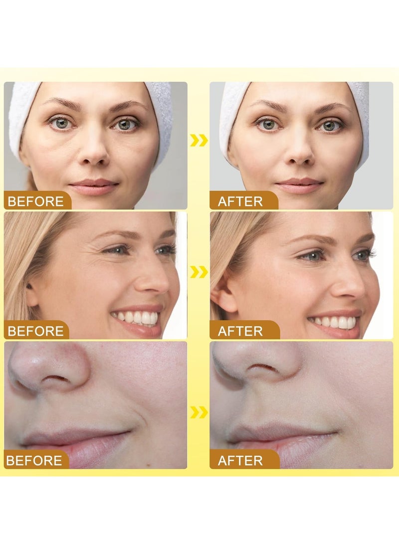 أوهو 3 قطع من البوتولينوم كريم سم النحل لجميع أنواع البشرة لإزالة التجاعيد وتشديد وترطيب وسحب واستعادة ، ومكافحة الشيخوخة كريم سم النحل ، كريم مرطب - Image 4