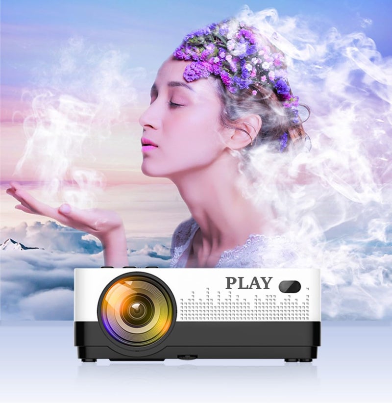 PLAY Store 5000LM Android 9 WiFi 3D 4K Bluetooth SMART 1920x1080P Multifunctional Projector - Image 1