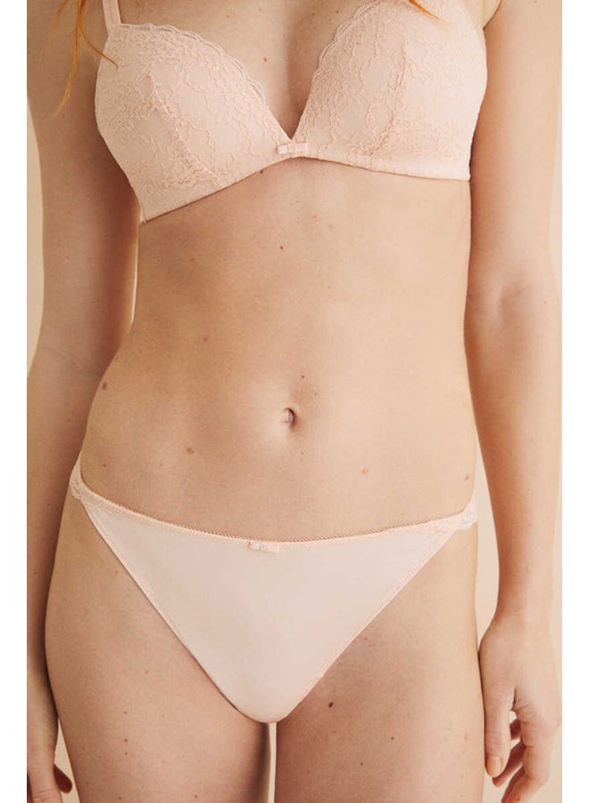 women'secret Lace microfiber thong  - Image 3