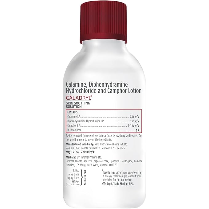 Caladryl Skin Allergy Expert Lotion for relief from skin rashes, sunburn, prickly heat, insect bites - Pack of 3 (3 x 65 ml) - Image 2