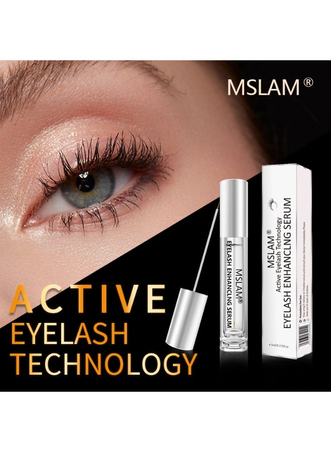 ام اس ال اي ام سيروم نمو الرموش - عبوتان. ينشط تكنولوجيا الرموش لخلق رموش أكثر كثافة وتجعيدًا. - Image 2