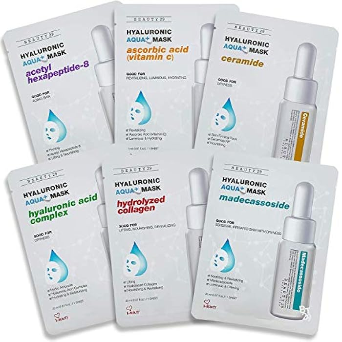 BEAUTY29 Hyaluronic Aqua Plus Essence Full Face Facial Sheet Mask 18 Sheets Combo - VALUE SET - Image 5