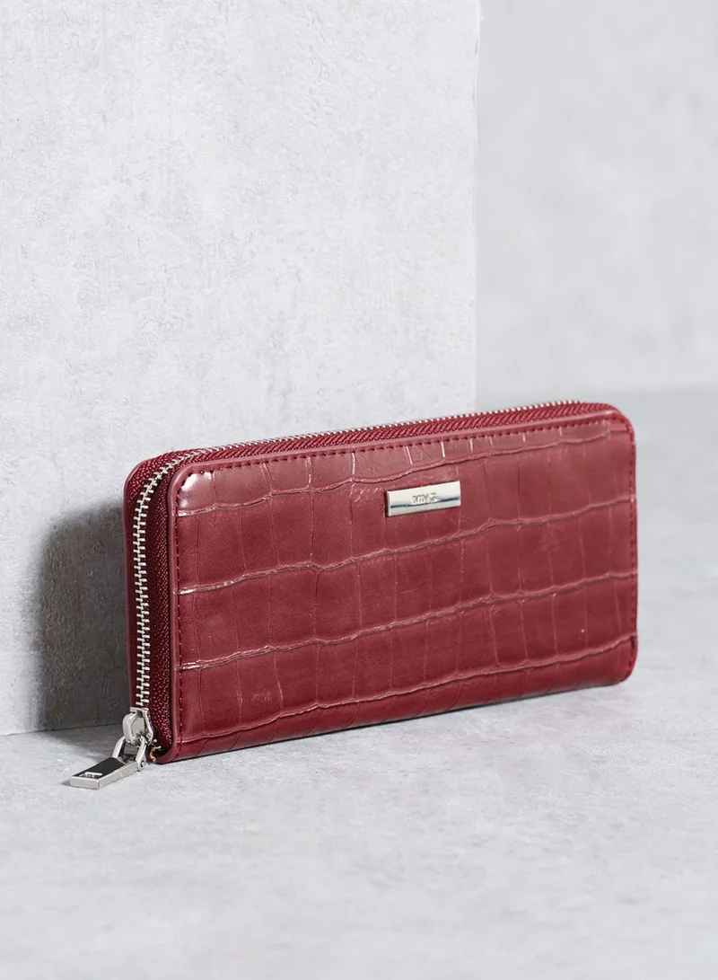 MANGO Croco Purse